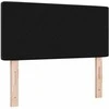 Galvūgalis Juodas 90 cm Aksomas