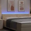 LED galvūgalis Kreminė 200 cm audinys