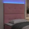 LED galvūgalis su LED juostelėmis Rožinė 90 cm Aksomas