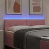 LED galvūgalis su LED juostelėmis Rožinė 160 cm Aksomas