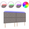 LED galvūgalis Taupe audinys