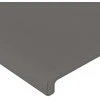 Galvūgalis su LED, pilkos spalvos, 183x16x118/128 cm
