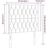 Galvūgalis su LED, tamsiai pilkas, 93x16x118/128cm, audinys