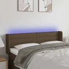 Galvūgalis su LED, tamsiai rudos spalvos, 147x16x78/88cm