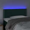 Galvūgalis su LED, tamsiai žalias, 100x5x78/88cm, aksomas