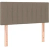 Galvūgalis su LED, taupe spalvos, 80x5x78/88cm, audinys