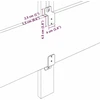 Galvūgalis Tamsiai pilka 90 cm Aksomas