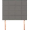 Galvūgalis, 2vnt.,tamsiai pilkos spalvos,100x5x78/88cm, audinys