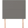 Galvūgalis, 2vnt.,tamsiai pilkos spalvos,90x5x78/88cm, audinys