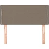 Galvūgalis, taupe spalvos, 90x5x78/88cm, audinys