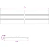 Garažo durų sandarinimas Juoda 70 x 6 mm 2,5 m PVC