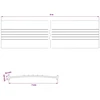 Garažo durų sandarinimas Juoda 70 x 6 mm 4 m PVC