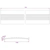 Garažo durų sandarinimas Juoda 70 x 6 mm 3 m PVC