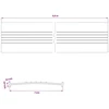 Garažo durų sandarinimas Juoda 70 x 6 mm 5,5 m PVC