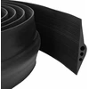 Garažo Grindų Sandariklis Juoda 112 x 20 mm 1 m EPDM guma