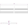Garažo Grindų Sandariklis Juoda ir geltona 12 x 90 mm 5 m PVC