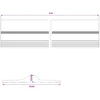 Garažo Grindų Sandariklis Juoda ir geltona 12 x 90 mm 3 m PVC
