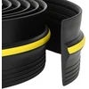 Garažo Grindų Sandariklis Juoda ir geltona 12 x 90 mm 1,5 m PVC