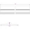 Garažo Grindų Sandariklis Juoda ir geltona 12 x 90 mm 1 m PVC