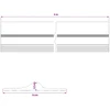 Garažo Grindų Sandariklis Juoda ir geltona 12 x 90 mm 4 m PVC