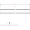Garažo Grindų Sandariklis Juoda ir geltona 12 x 90 mm 3,5 m PVC