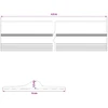 Garažo Grindų Sandariklis Juoda ir geltona 12 x 90 mm 4,5 m PVC