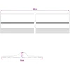 Garažo Grindų Sandariklis Juoda ir geltona 12 x 90 mm 6,5 m PVC
