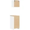 garažo spintos, 2vnt., baltos, mediena