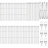 Tvorelės stulpas 52 pcs Pilka 3,2 x 3,2 x 80 cm