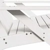 Garden Adirondack kėdė balta 75x77x77 cm medžio masyvo pušis