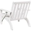 Garden Adirondack kėdė balta 75x77x77 cm medžio masyvo pušis