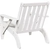 Garden Adirondack kėdės 2 vnt Baltos medžio masyvo pušies