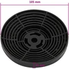 Medžio anglies filtrai gartraukiui, 2vnt., 105x21mm