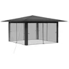 Gazebo su 4 šoninėmis sienomis 4 x 4 m