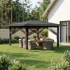Gazebo su 4 šoninėmis sienomis 4 x 4 m