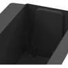 Gėlių dėžės Euro paletėms 12 vnt. Juoda 36 x 13,5 x 9,5 cm