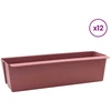 Gėlių dėžės Euro paletėms 12 pcs Ruda 36,5 x 14 x 9,5 cm
