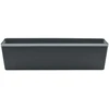 Gėlių dėžės Euro paletėms 24 pcs Pilka 36 x 13,5 x 9,5 cm