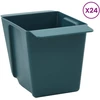 Gėlių dėžės Euro paletėms 24 pcs Žalia 13,5 x 9 x 9,5 cm