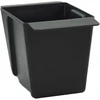 Gėlių dėžės Euro paletėms 24 vnt. Juoda 13,5 x 9 x 9,5 cm