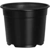 Apvalus gėlių vazonas 100 pcs Juoda Ø 10 x 8 cm Plastmasė