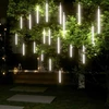Girlianda meteorų lietus, 20vnt., 30cm, 480 šaltų baltų LED