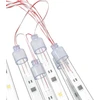 Girlianda meteorų lietus, 8vnt., 30cm, 192 šiltos baltos LED