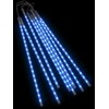 Girlianda meteorų lietus, 8vnt., 50cm, 288 mėlynos LED lemputės