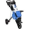 Golfinis vežimėlis su sėdyne Juoda 95 x 69 x 114 cm Geležis