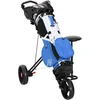 Golfinis vežimėlis su sėdyne Juoda 95 x 69 x 114 cm Geležis