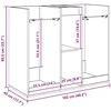Golfo spinta Paprastas Betono pilka 102 x 45 x 85,5 cm