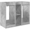 Golfo spinta Paprastas Betono pilka 102 x 45 x 85,5 cm