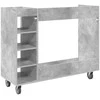 Golfo spinta su ratu Paprastas Betono pilka 120 x 45 x 98 cm