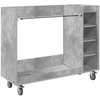 Golfo spinta su ratu Paprastas Betono pilka 120 x 45 x 98 cm